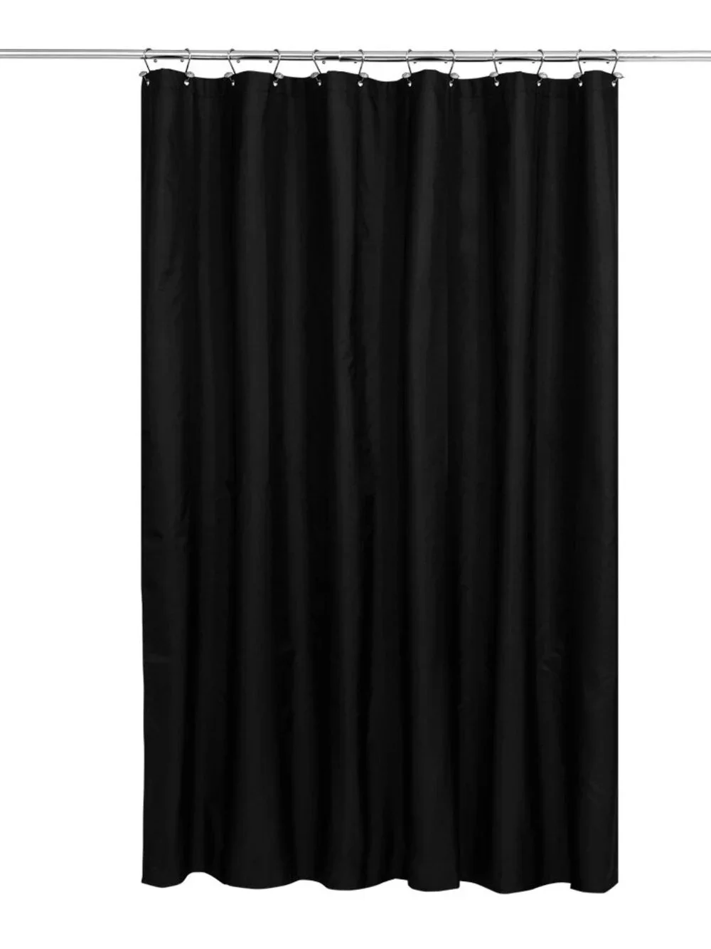 N&Y HOME Fabric Shower Curtain or Liner with Weighted Magnets - Hotel Quality Op